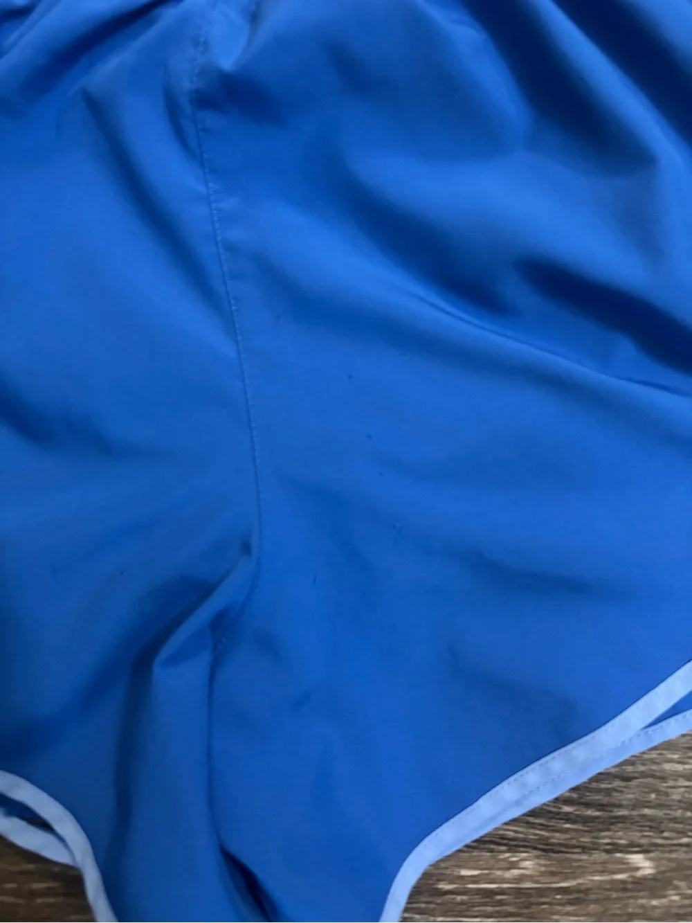 Nike Royal Blue Girl’s Athletic Shorts with White Trim